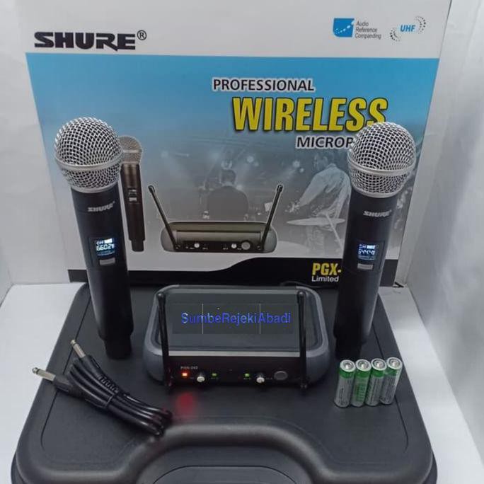 MIC WIRELESS SHURE PGX 242 II NEW SERIES ORIGINAL