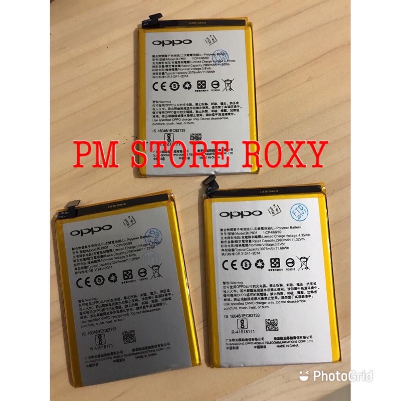 BATTREY BATRE BATERAI OPPO F1S . A53 . A59 / A1601 - ORIGINAL