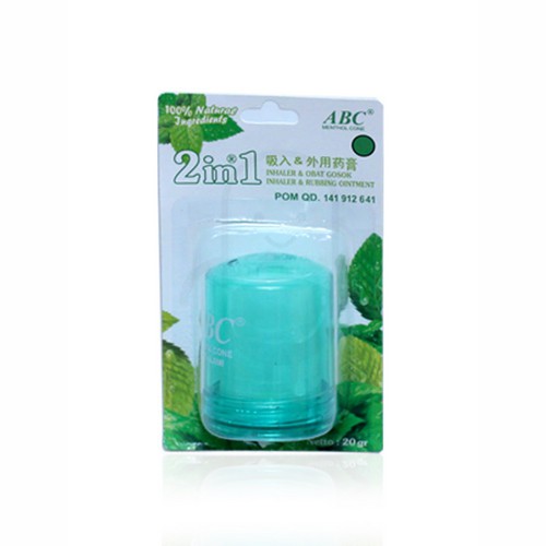 MENTHOL ABC KECIL  / HIDUNG TERSUMBAT / PUSING / MUAL /SAKIT KEPALA /MABUK /PEGAL-PEGAL / FLU-2