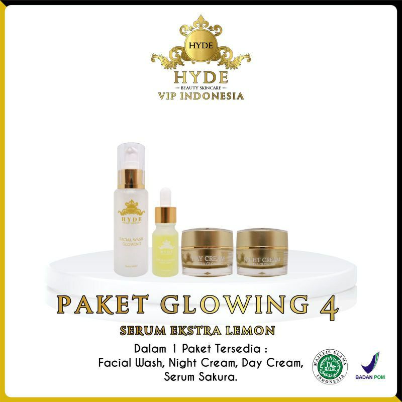 Hyde skincare original medan isi 4 serum