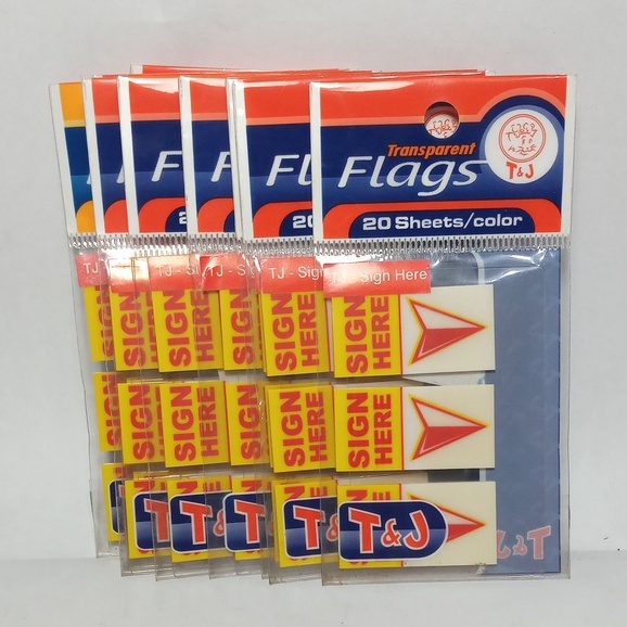 

[Cuci Gudang] TOM & JERRY - Transparent Flag (Sign Here) 20 Sheets