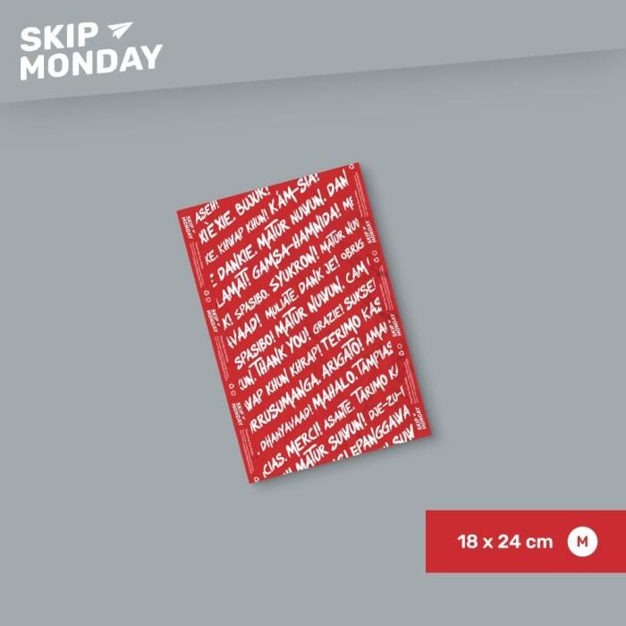 

Skip Monday Plastik Polymailer Kemasan Onlineshop 18X24Cm (100 Lbr)