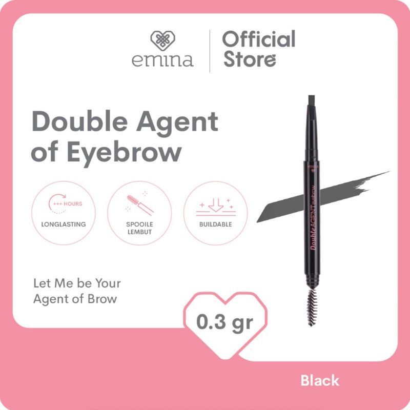 EMINA Double Agent EyeBrow 0.25g