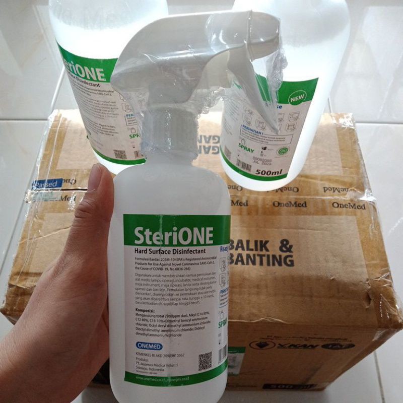 SteriOne Desinfektan Merk Onemed / SteriOne PLUS Desinfektan Merk Onemed / Sterione / Sterione PLUS