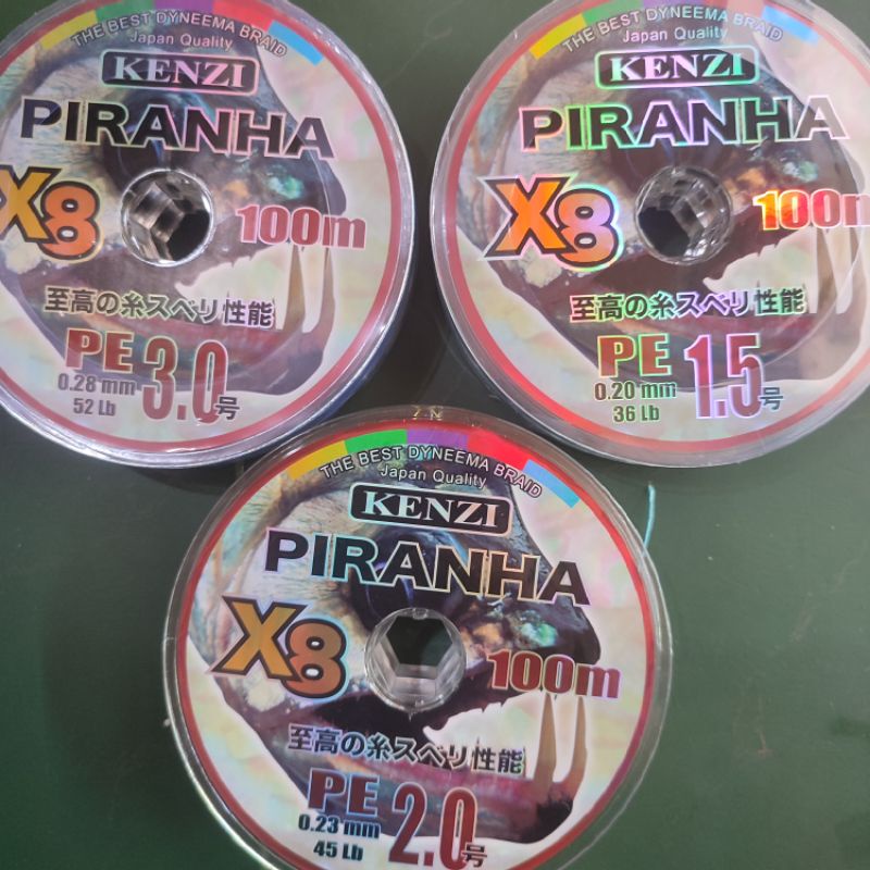 PE PIRANHA X8 100M MULTI CALOR