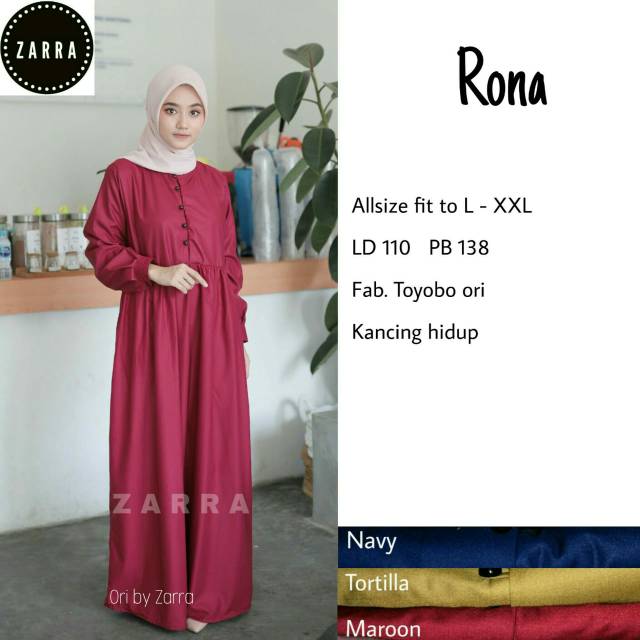 Gamis longdress rona tuyobo