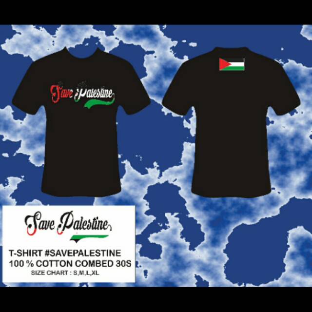 Kaos T-Shirt Save Palestine