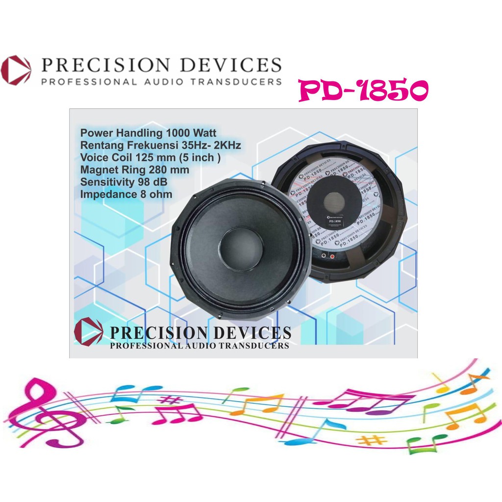 Precision Device pd1850 pd 1850  PD-1850  component speaker