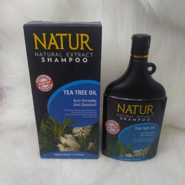 Natur Shampoo Tea Tree Oil Extract Anti Dandruff / Anti Ketombe