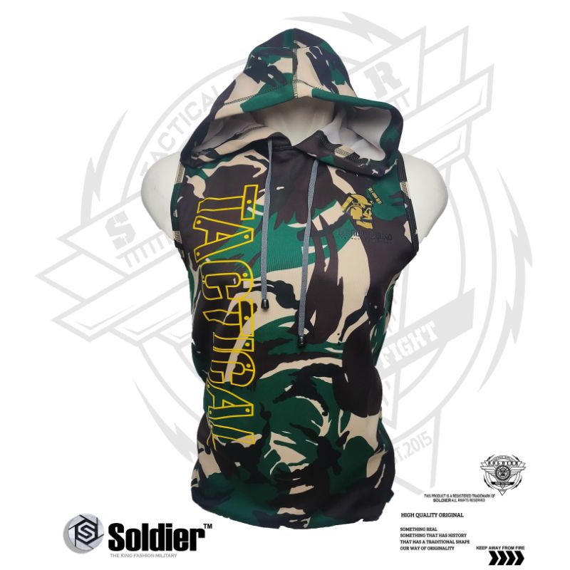 singlet hoodie loreng tni-ad