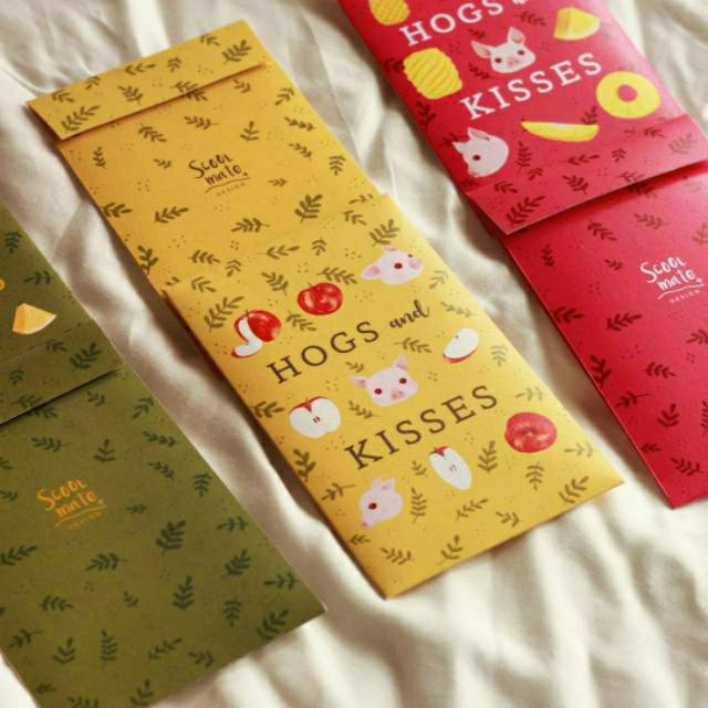 

Hogs and Kisses Amplop Kecil lucu