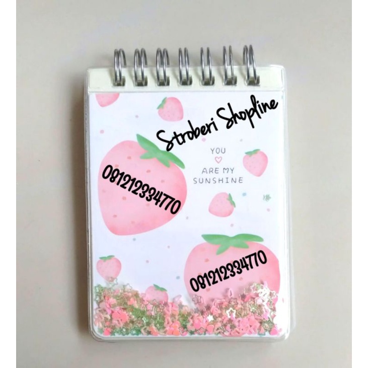 

Notes Spiral Strawberry (Uk. 10.5x8cm)