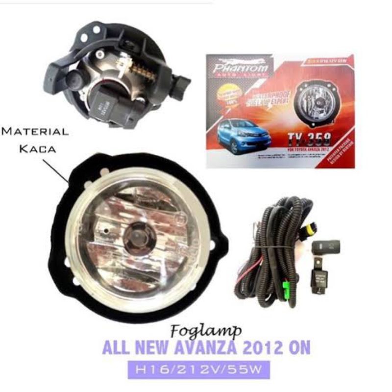 Fog lamp allnew avanza xenia 2012 - 2022