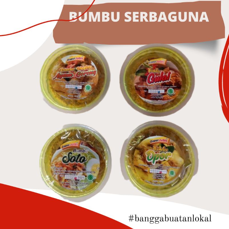 

Bumbu Soto | Bumbu Ungkep Bumbu Opor | Bumbu gule Bumbu Masak dapur instan alami cepat Saji 80 gram