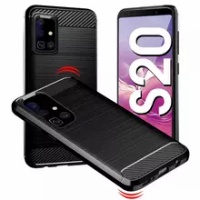 CASE SLIM FIT CARBON IPAKY SAMSUNG GALAXY S20 SAMSUNG GALAXY S20 BIASA SOFTCASE - FA