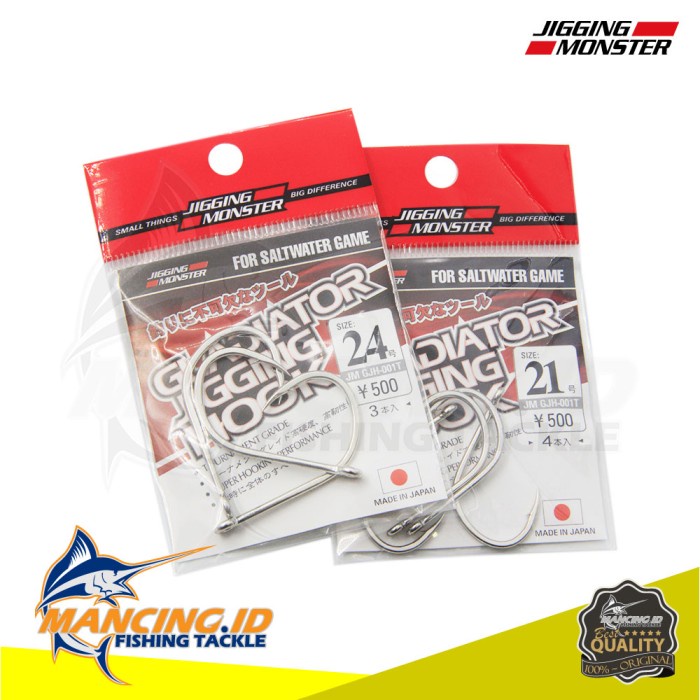 Jigging Monster Gladiator Jigging Hook GJH-001T Kail Pancing Laut