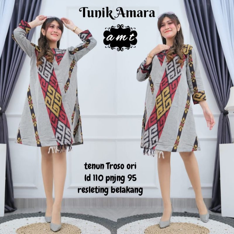 Tunik Amara tenun troso