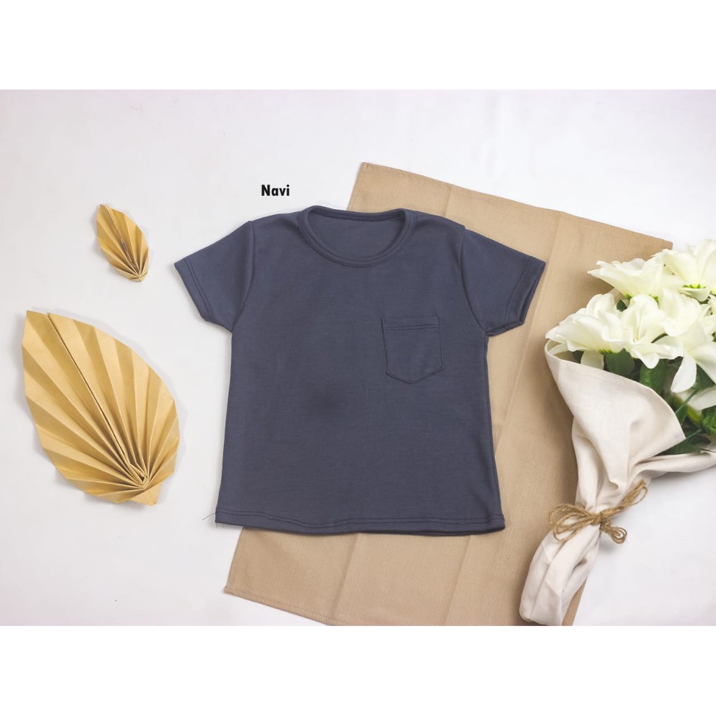 Promo !! Tee Boy Nia Premium/Kaos Oblong Bayi Lengan Pendek/Kaos Oblong Bayi Polos