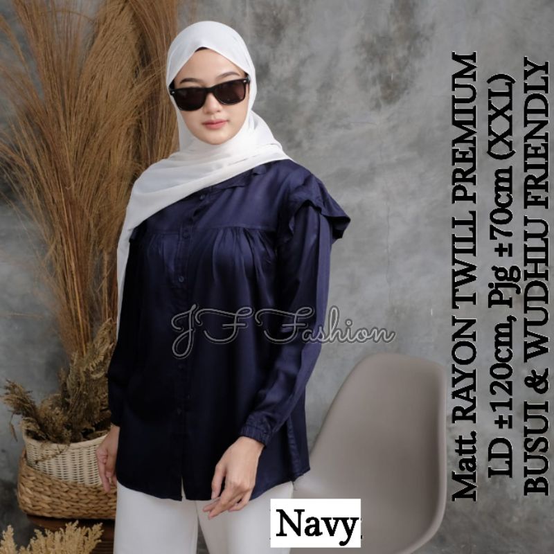 Blouse LD±120cm (XXL) RAYON TWILL PREMIUM //JF5055-2
