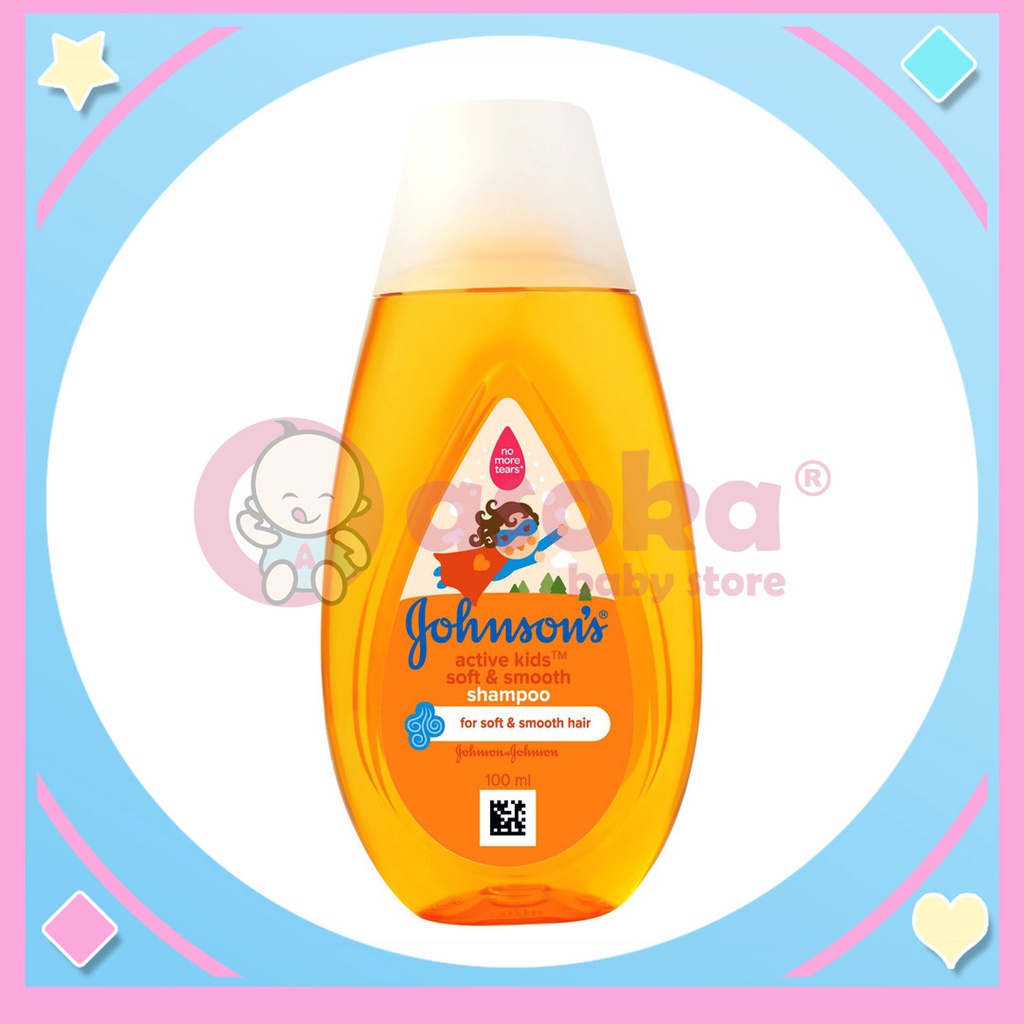 Johnson's Active Kids Soft &amp; Smoth Shampoo 100 ml ASOKA