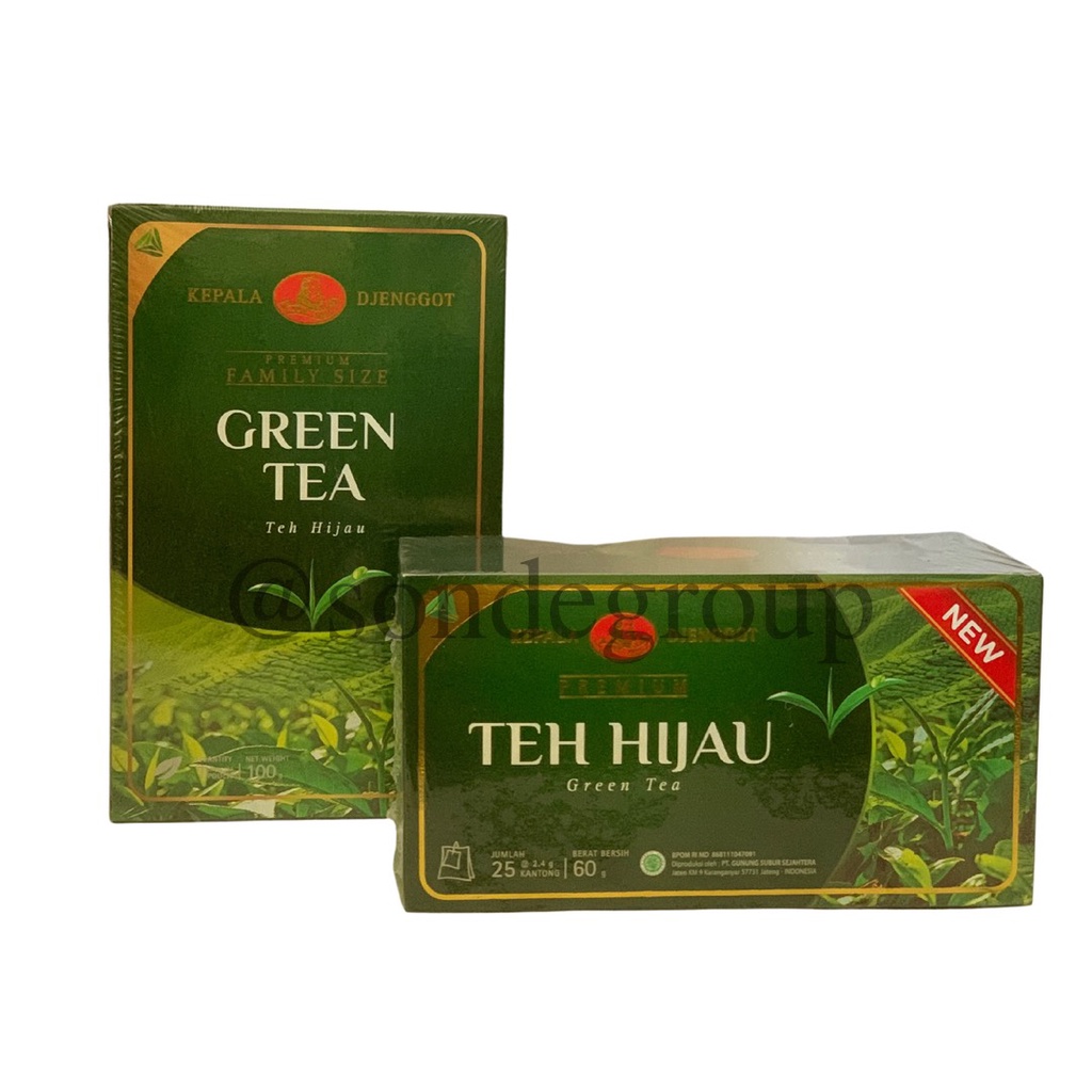 

Teh Hijau - Kepala Djenggot - Premium - Green Tea - Celup - Daun