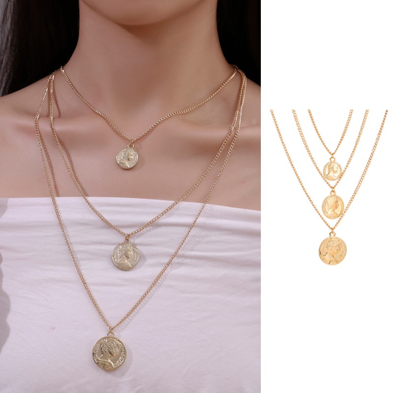 Kalung Multilayer Gaya Korea Untuk Wanita