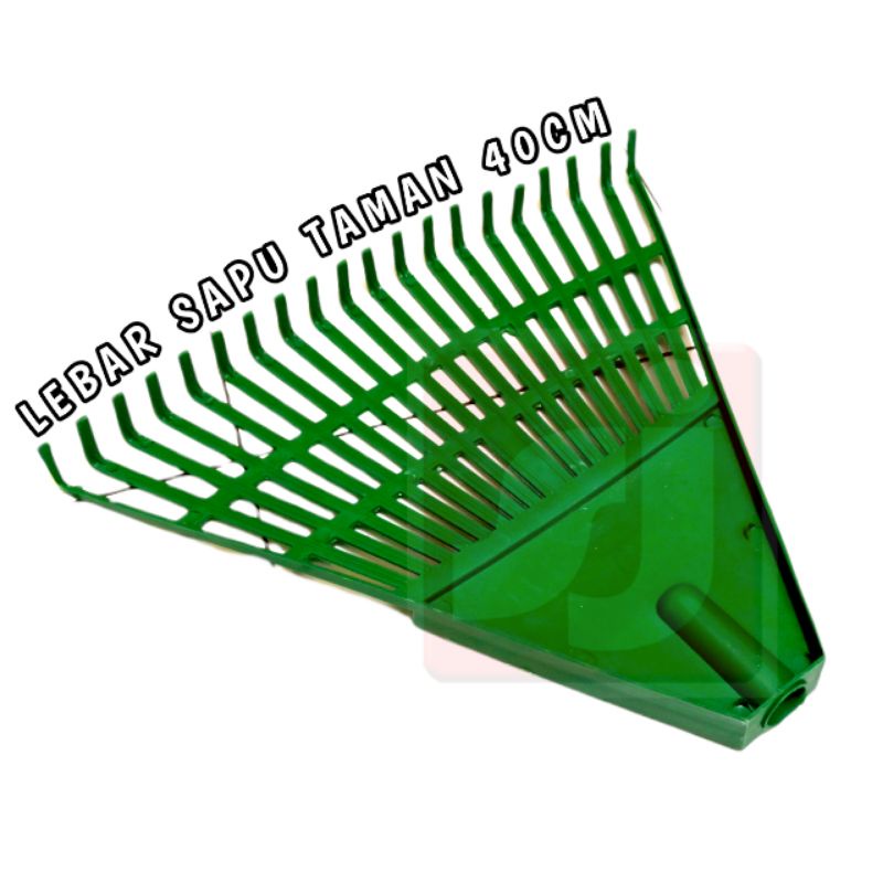 sapu taman PVC (tanpa gagang) - sapu taman plastik - sapu garuk