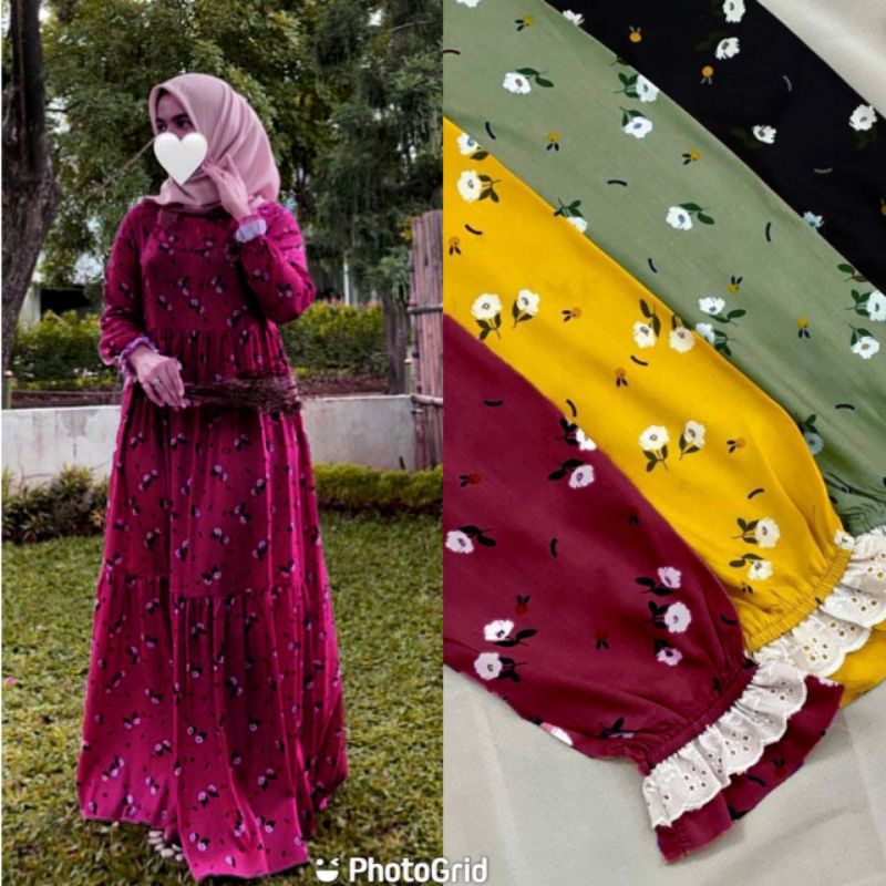 LAVANYA DRESS SET BERGO GAMIS RAYON DIAMOND PREMIUM ,HOMEDRESS