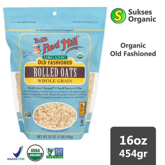 

Old Fashioned Rolled Oats Organic Oat Organik | Bob'S Red Mill | 453Gr