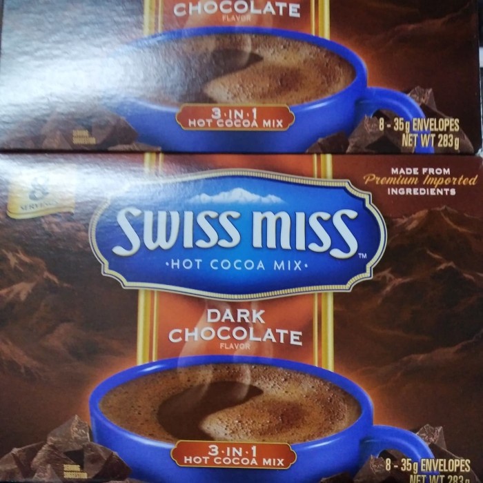

SWISS MISS CHOCO SENSATION. SIMPLY COCOA & RICH CHOCO