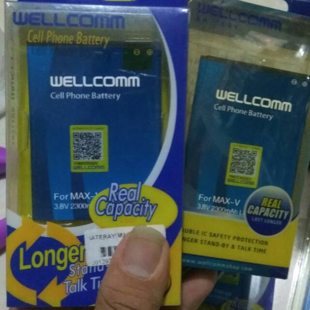 Baterai Andromax MAX-V wellcomm