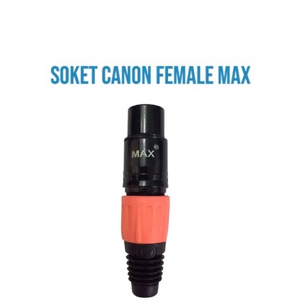 JACK CANON XLR FEMALE MAX