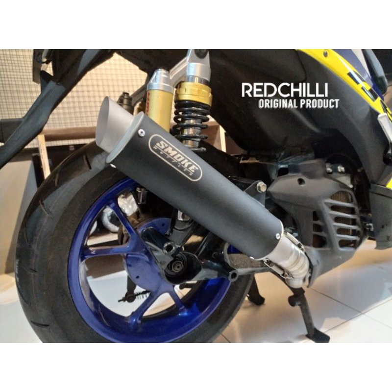 knalpot yamaha aerox 155 connected full system