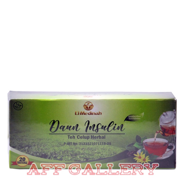 

Teh Celup Herbal Daun Insulin El Medinah Teh Celup Herbal DIABETES