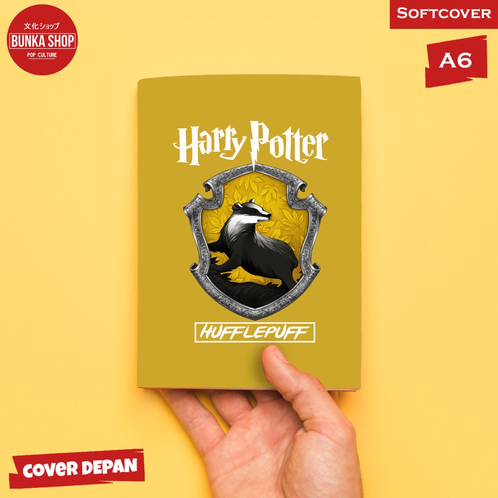 

Pocket Note Film Harry Potter Asrama Hufflepuff Softcover A6 Buku Tulis Catatan Murah