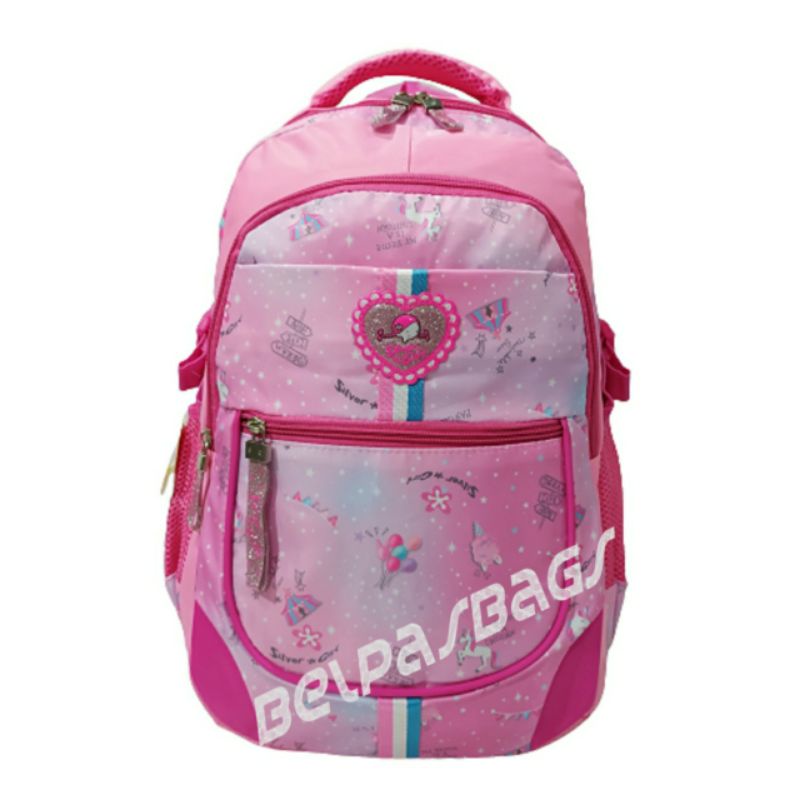 Tas ALTO silvergirl ransel anak perempuan Motif Unicorn 74220S