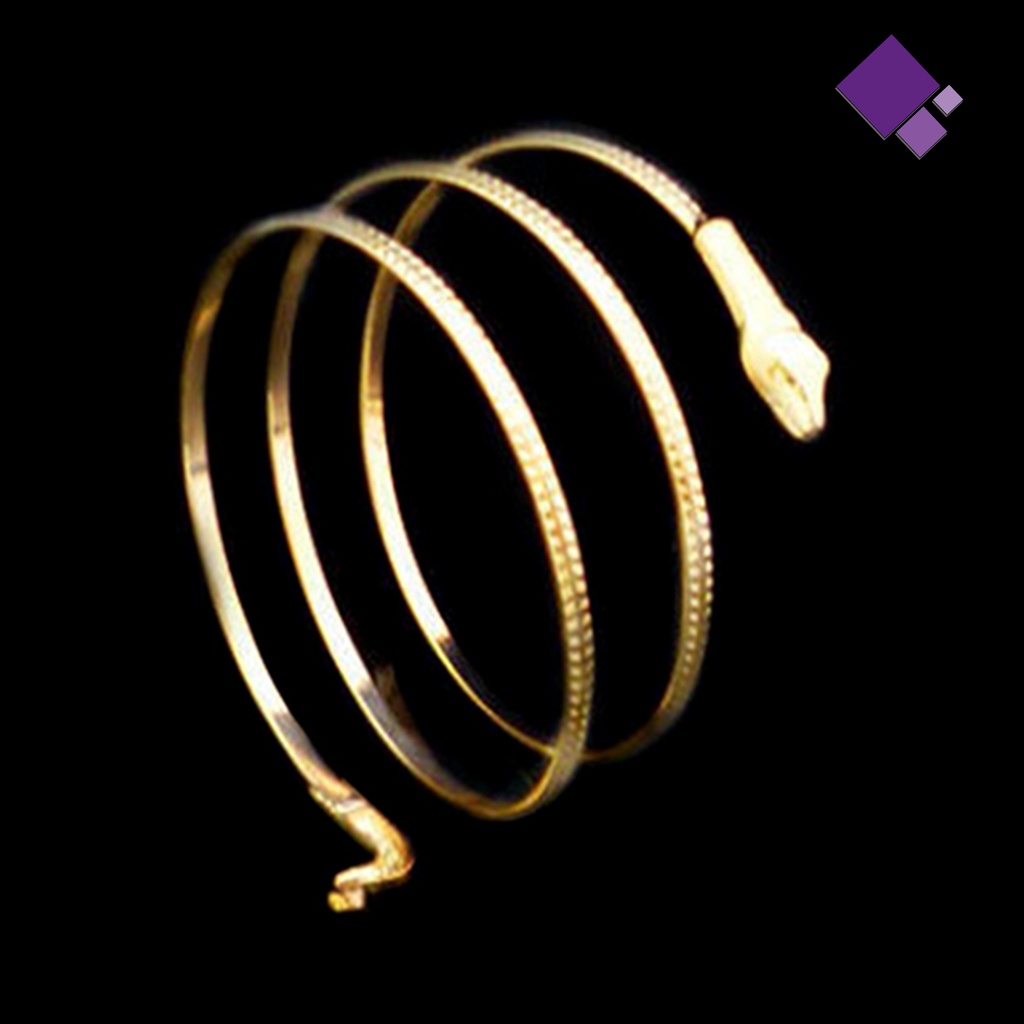 Gelang Bangle Model Ular Spiral Untuk Wanita