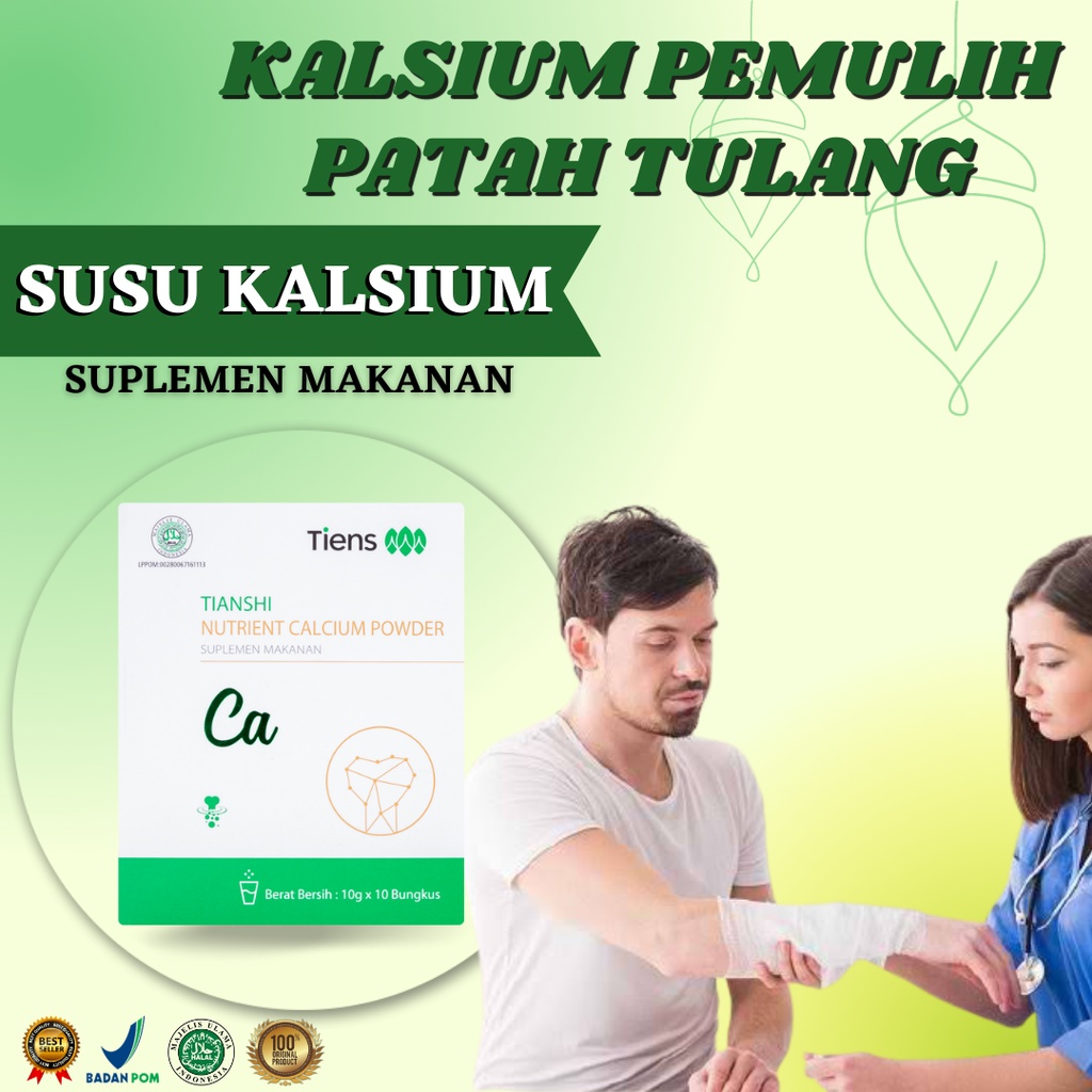 SUSU PATAH TULANG | SUSU KALSIUM PATAH TULANG DEWASA | SUSU OSTEOPOROSIS | TIENS KALSIUM ORIGINAL SE