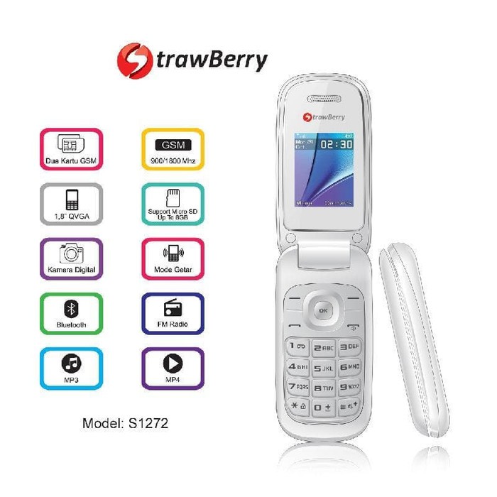 HP STRAWBERRY S1272 GARANSI RESMI STRAWBERRY INDONESIA TERMURAH-2