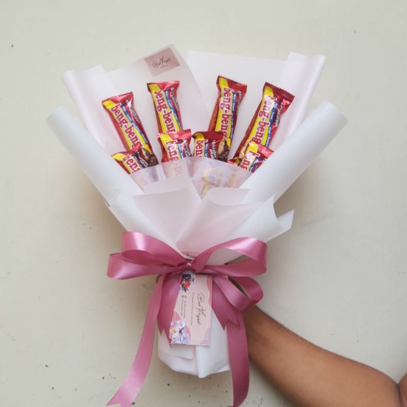 

buket snack beng beng / buket snack / buket makanan / buket valentine