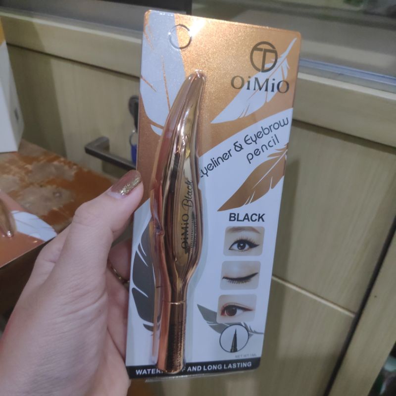 Oimio- Eyeliner&amp;eyebrow pencil -Bentuk daun