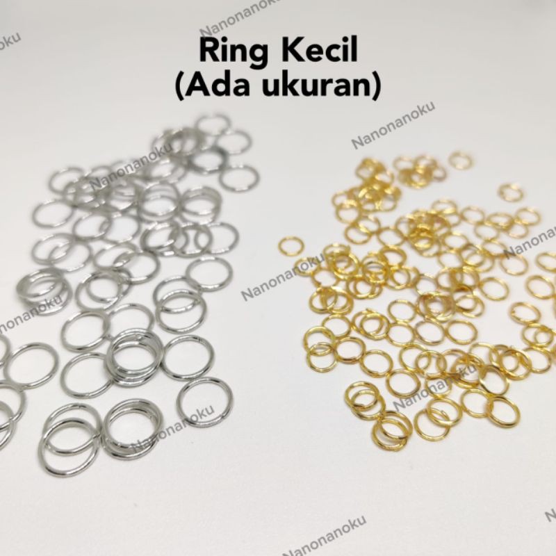 [Per Bks] Ring Nikel Mas 0,6 / 1,0 Kecil Aksesoris