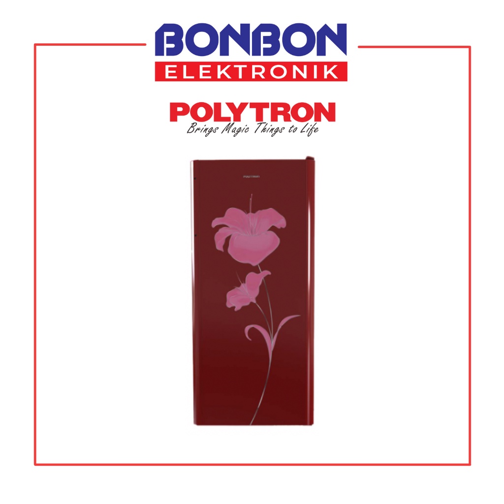 Polytron Kulkas 1 Pintu PRA 18ALR / PRA 18 ALR New Belleza 180L