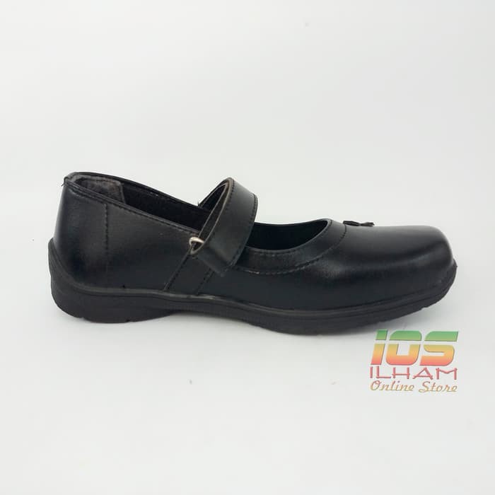 Selena S.01 Sepatu Pantofel Anak Size 26-35 Hitam