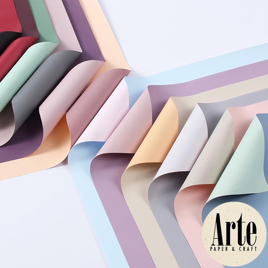 

민 20 Lembar Home Decor Pastel Dual Tone Cellophane Dekorasi Decor Kertas Buket Korea Bunga Flower Wrapping Paper Kado Arte Grosir Jakarta P.OY