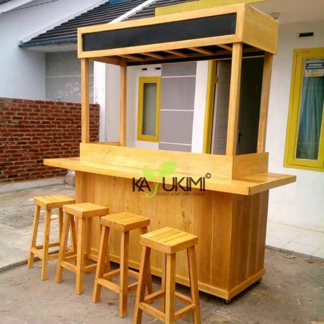 Desain Cafe Minimalis Dari Kayu