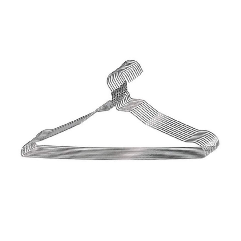 [DEASTORE] HANGER BAJU - HANGER KAWAT STAINLESS - HANGER BESI [1 pax isi 10 pcs]