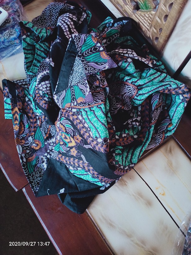 Batik Couple / Batik Keluarga Jumbo Dan Standar Motif Madu Toska Terlaris Termurah