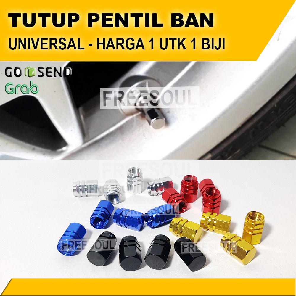 Tutup Penutup Pentil Mobil Ban Car Tyre Wheel Valve Cap HARGA SATUAN