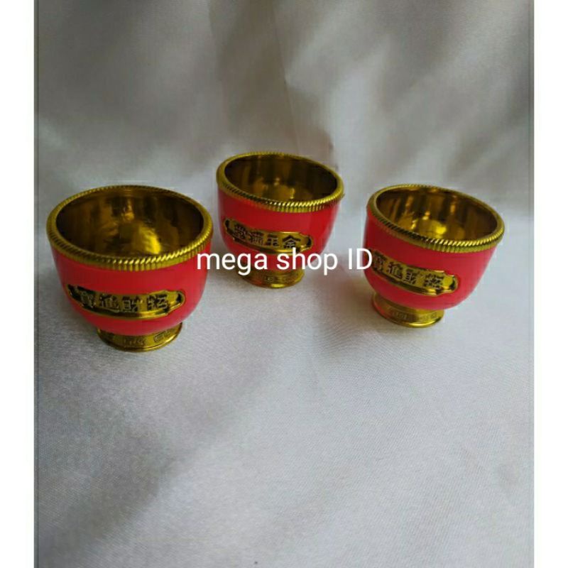 cucing/cawan mini isi 3 diameter 4,5cm tinggi 4cm